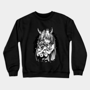 Hunter becomes victim Crewneck Sweatshirt